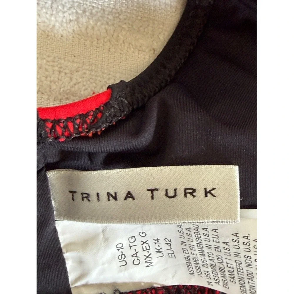 Trina Turk Incredibles 2 Disney Pixar Bikini Set Black Red White Plus Size 10